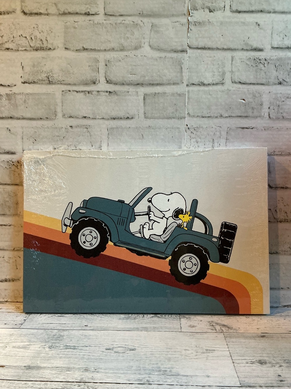 Open Road Brands 16.88x11.25x1" Peanuts Adventure Stretched Canvas Wall Art